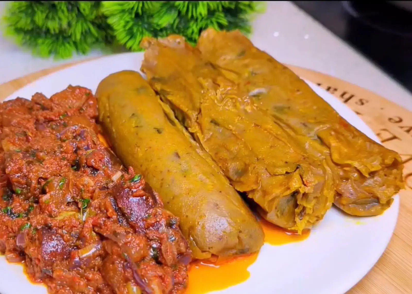 Kwacoco & Canda sauce, an African dish from Amahs Kitchen