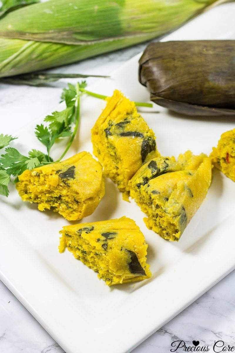 Koki -corn, an African dish from Amahs Kitchen